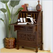 Southern Enterprises Hand-Carved Secretary Desk