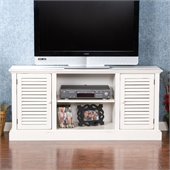 Southern Enterprises Antebellum White Media Stand