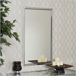 Southern Enterprises Vogue Chrome Wall Mirror