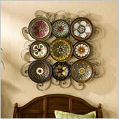 Southern Enterprises Grid Italian Plates Wall Art