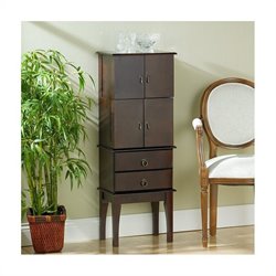 Southern Enterprises Cherry Jewelry Armoire Best Price