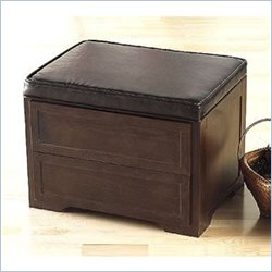 Southern Enterprises Lift Top Storage Ottoman