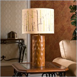 Southern Enterprises Knoshi Rust Lamp
