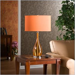 Southern Enterprises Allie Orange Ochre Lamp