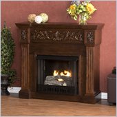 Southern Enterprises Calvert Espresso Gel Fuel Fireplace