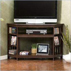 Southern Enterprises Fulton Espresso Corner TV Stand