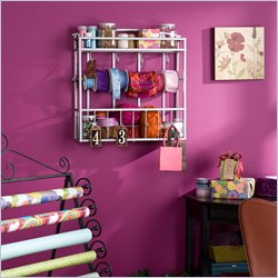 Southern Enterprises Wall Mount Craft Storage Rack