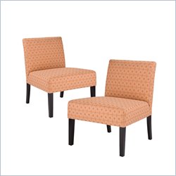 Southern Enterprises Slipper Chairs Tangelo