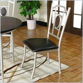 Southern Enterprises Ashbury Wood And Metal Upholstered Chair