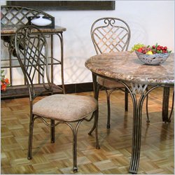 Southern Enterprises Allegra Upholstered Metal Side Chair