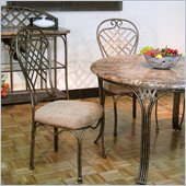 Southern Enterprises Allegra Upholstered Metal Side Chair