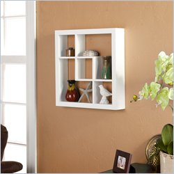 Southern Enterprises Madison 16 Display Shelf in White