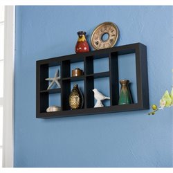 Southern Enterprises Taylor 24 Display Shelf in Black