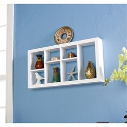 Southern Enterprises Taylor 24 Display Shelf in White