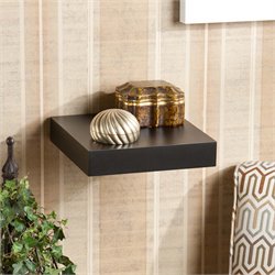 Southern Enterprises Chicago 10 Floating Shelf in Black