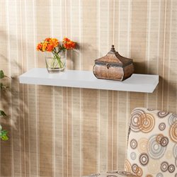 Southern Enterprises Chicago 36 Floating Shelf in White