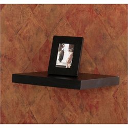 Southern Enterprises Aspen 10 Floating Shelf in Black