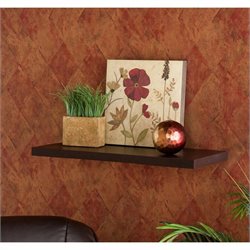 Southern Enterprises Aspen 24 Floating Shelf in Espresso