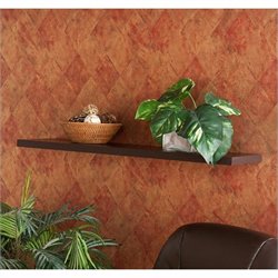 Southern Enterprises Aspen 36 Floating Shelf in Espresso