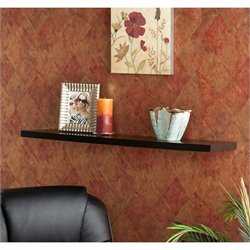 Southern Enterprises Aspen 36 Floating Shelf in Black