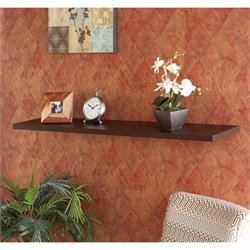 Southern Enterprises Aspen 48 Floating Shelf in Espresso