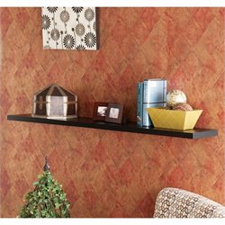 Southern Enterprises Aspen 48 Floating Shelf in Black