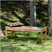 Southern Enterprises Backless Bench in Light Brown