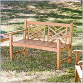 Southern Enterprises 4' Chippendale Bench