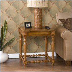 Southern Enterprises Millsburg Pecan End Table