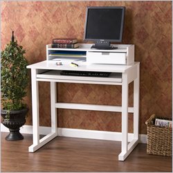 Southern Enterprises Deville White Computer Desk