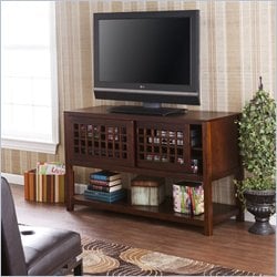 Southern Enterprises Narita TV Stand in Espresso Finish