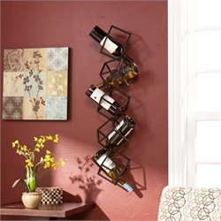 Southern Enterprises Marco Wall Mount Wine Storage Unit