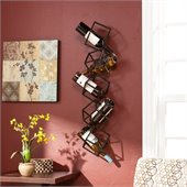 Southern Enterprises Marco Wall Mount Wine Storage Unit