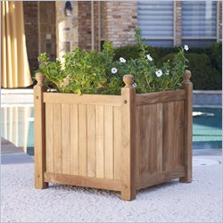 Southern Enterprises Teak Planter Box