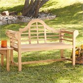 Southern Enterprises 4' Teak Lutyens Bench
