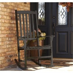 Southern Enterprises Porch Rocker Black