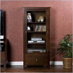 Southern Enterprises Fairmont Media Tower in Espresso Finish