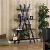 Southern Enterprises X Etagere in Black Finish