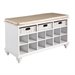 Southern Enterprises Chelmsford Entryway Bench in White