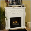 Southern Enterprises Raphael Carved Fireplace in Antique White