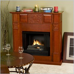 Southern Enterprises Marquis Mahogany Fireplace