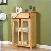 Southern Enterprises Bamboo Bathroom Storage Cabinet