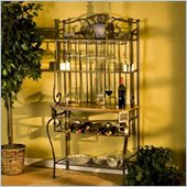 Southern Enterprises Decorative Wine Rack w/ Wine Storage