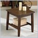 Southern Enterprises Plank End Table with Shelf
