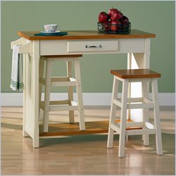 Nantucket 3 Piece Breakfast Bar Set by Southern Enterprise