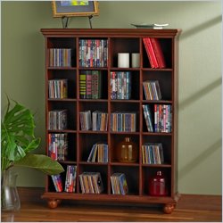 Southern Enterprises Four Column Media Storage Shelf