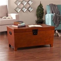 Southern Enterprises Pyramid Lift Top Wood Coffee Table