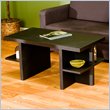 Southern Enterprises Black Contemporary Coffee Table