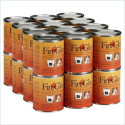 Southern Enterprises FireGlo Gel Fuel 24-Can Case