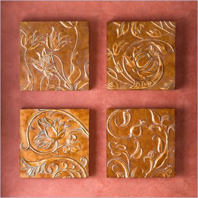 Southern Enterprises Vine 4 Piece Wall Panel Set
